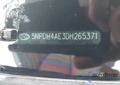 2013 Hyundai Elantra Limited from USA, damaged, VIN 5NPDH4AE3DH265371